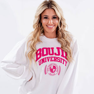 BU White Sweatshirt