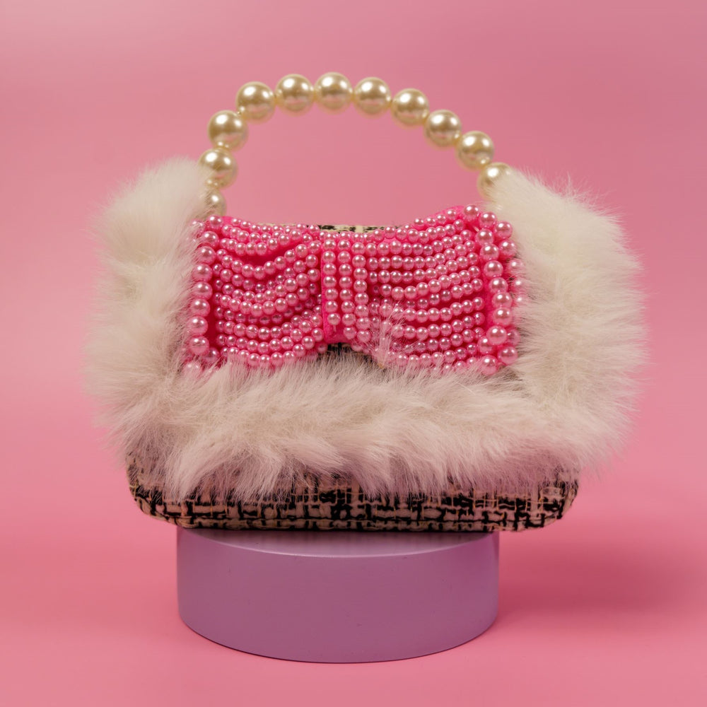 White Fur Bag