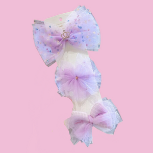 3 Bows Purple