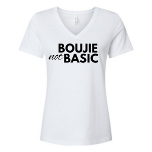 Boujie Not Basic White Tee