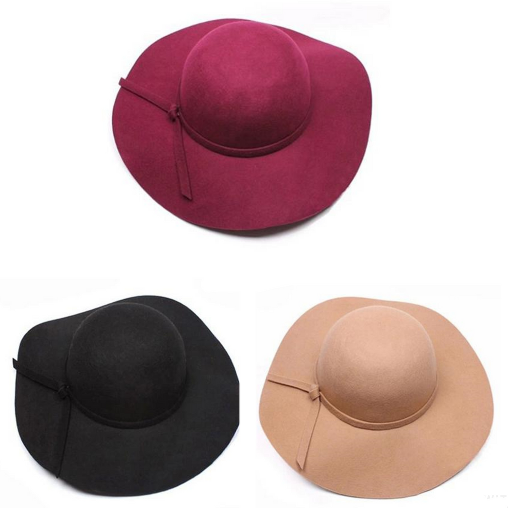 Add this gorgeous wide brim felt hat to all of your Fall styles! We have three colors for your mini fashionista to choose from - red wine, black and beige. We also have the matching hat for mommy too! 