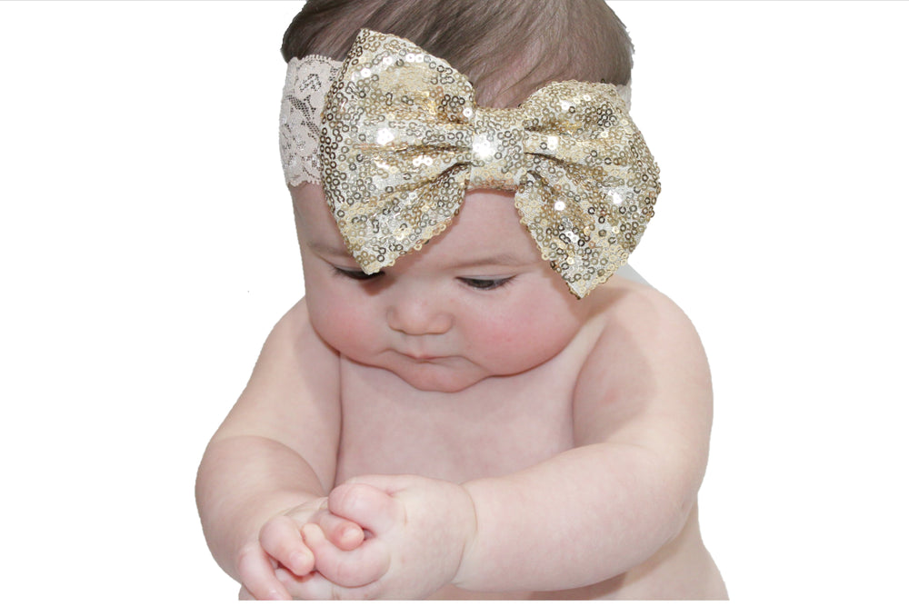 Lace Bow Headband