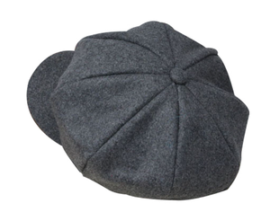 The octagonal Britney Hat is adjustable in the back and comes in 3 different colors -red wine, grey and black. We are loving this wool hat as an add on to so many of our adorable collection pieces. 