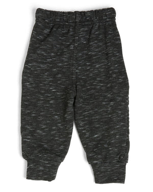 The Littlest Prince French Terry Moto Sweatpants are perfect for a super comfy yet fashionable look. These pants have an elastic waistband and the ankles have a cuffed hem. They also have zipper pockets and moto stitching by the knees.  Make sure to get an extra pair for daddy! Have them matching from head to toe!