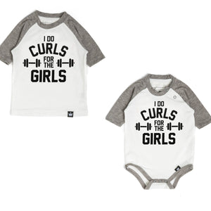 Littlest Prince I Do Curls Raglan