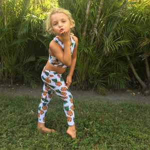 We are so excited to launch our beautiful Mommy & Me matching yoga sets! Each set is handmade in Miami, Florida and is super comfy. Each fit is true to size.   *A set includes printed leggings and matching bra.  All of our prints are stylish, funky and fashionable surely leaving you and your budding yogi to be the talk of the class!   100% polyester