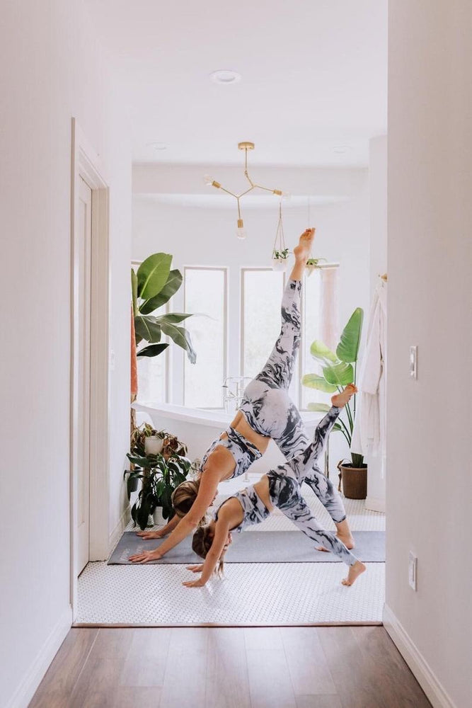 We are so excited to launch our beautiful Mommy & Me matching yoga sets! Each set is handmade in Miami, Florida and is super comfy. Each fit is true to size.   *A set includes printed leggings and matching bra.  All of our prints are stylish, funky and fashionable surely leaving you and your budding yogi to be the talk of the class!   100% polyester